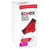 KOTEX PANTY LINERS NORMAL-DEODORIZED (40 counts)